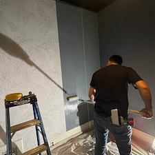 Interior-Remodeling-with-Wallpaper-and-Bookshelves-Performed-in-Denver-CO 12